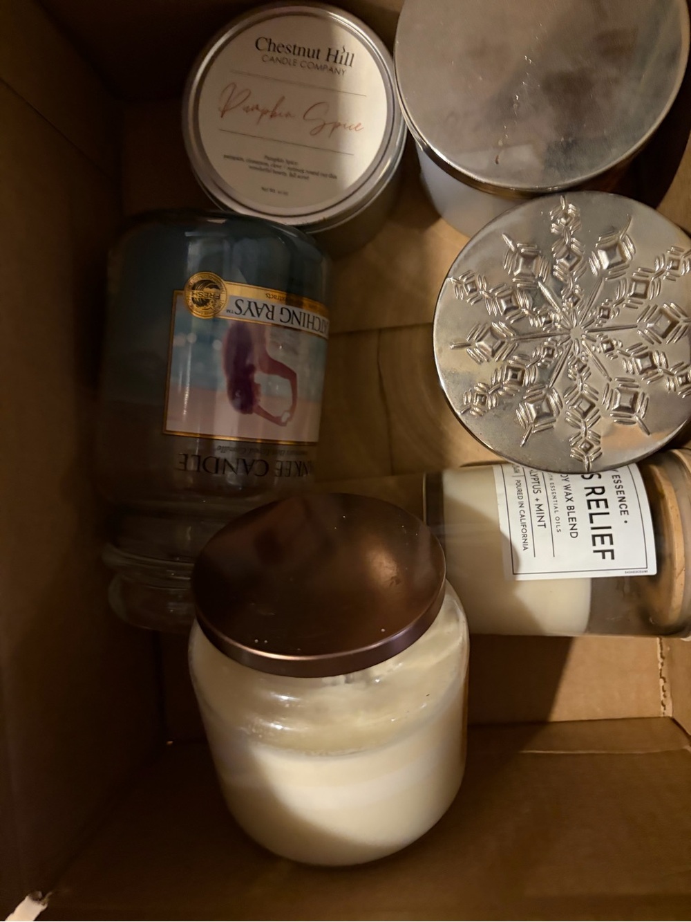 Used candles but at least 1 NEW candle